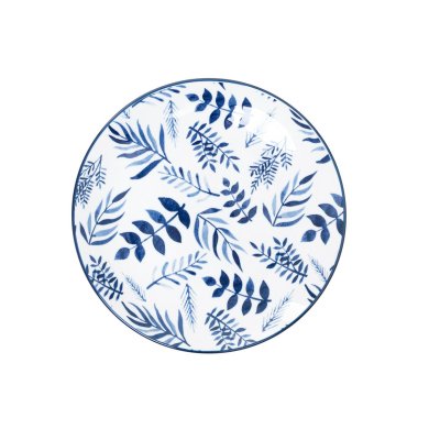 Десертна тарілка Homla NAVIA 19 см | Синій / Білий / Принт 213238