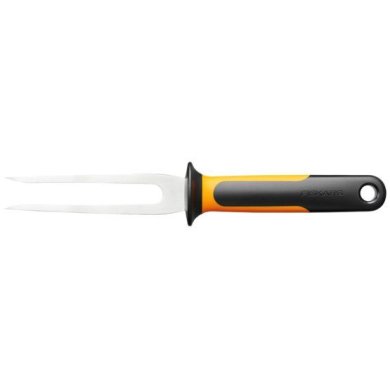 Вилка для мяса Fiskars Functional Form 11 см | Черный / Оранжевый 1057548