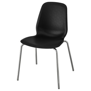 IKEA Обідній стілець LIDAS Чорний (ИКЕА ЛИДАС) 99505567