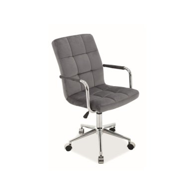 Офисное кресло Signal Q-022 Velvet Серый OBRQ022VSZ