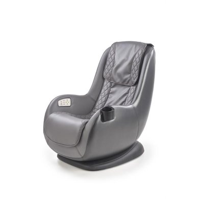 Крісло м'яке масажне Halmar Dopio Сірий V-CH-DOPIO-FOT-POPIEL