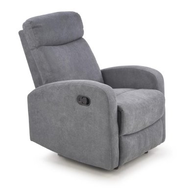 Кресло мягкое раскладное с реклайнером Halmar Oslo 1S Серый V-CH-OSLO_1S-FOT-C.POPIEL