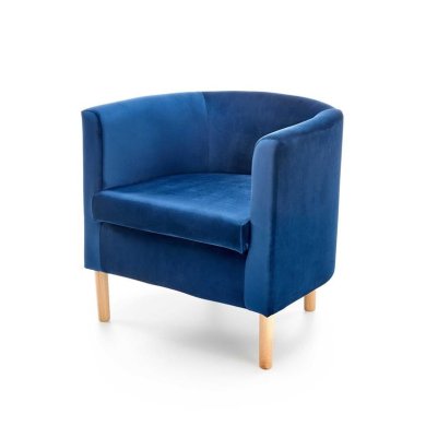 Крісло м'яке Halmar Clubby-2 Синій V-PL-CLUBBY_2-FOT-GRANATOWY