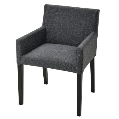 IKEA Обідній стілець MARENAS Темно-сірий (ИКЕА МАРЕНАС) 50559774