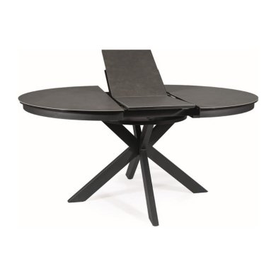 Розкладний стіл Signal Porto Ceramic | Темно-сірий / Чорний PORTOCC120