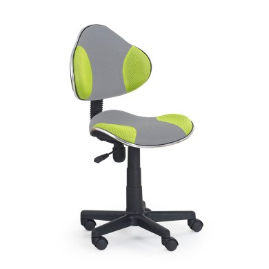 Крісло поворотне Halmar Flash 2 | Сірий / Зелений V-CH-FLASH_2-FOT-ZIELONY
