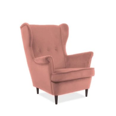 Крісло м'яке Signal Lord Velvet Світло-рожевий LORDV52-P