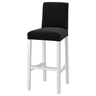 IKEA Барный стул BERGMUND Черный (ИКЕА БЕРГМУНД) 09399769
