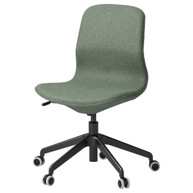 IKEA Офисное кресло LANGFJALL Зеленый (ИКЕА ЛАНГФЬЯЛЛЬ) 29506056