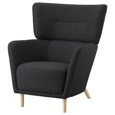 IKEA Крісло м'яке OSKARSHAMN Чорний (ИКЕА ОСКАРШАМН) 00503671