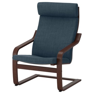 IKEA Кресло-качалка POANG Темно-синий (ИКЕА ПОАНГ) 39197816