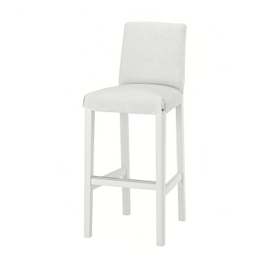 IKEA Каркас барного стільця BERGMUND Білий (ИКЕА БЕРГМУНД) 90451984