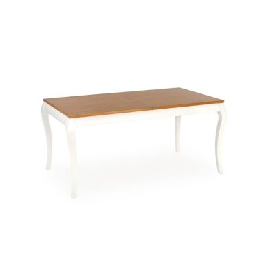 Розкладний стіл Halmar Windsor | Темний дуб/Білий фото