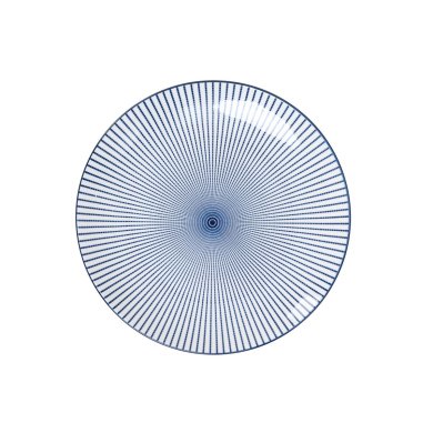 Десертна тарілка Homla NAVIA 19 см | Синій / Білий / Принт 157775