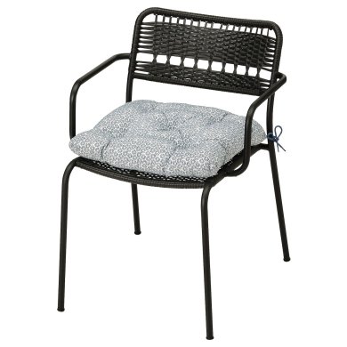IKEA Садовый стул LACKO Темно-серый (ИКЕА ЛАКО) 39435191