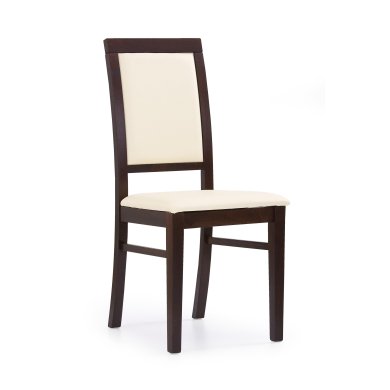 Обідній стілець Halmar Sylwek 1 Кремовий V-PL-N-SYLWEK1-C.ORZECH-ECO/CAYENNE1112