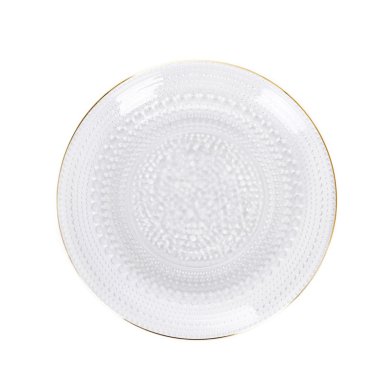 Десертная тарелка Homla DAJANA 15 см | Прозрачный / Золото 214164
