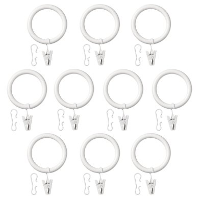 IKEA Гардинные кольца с зажимом и крючком SYRLIG (ИКЕА СИРЛИГ) 50217238
