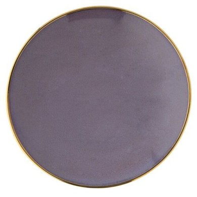 Тарелка Duka Siren 21 см | Фиолетовый / Золотой 1219881
