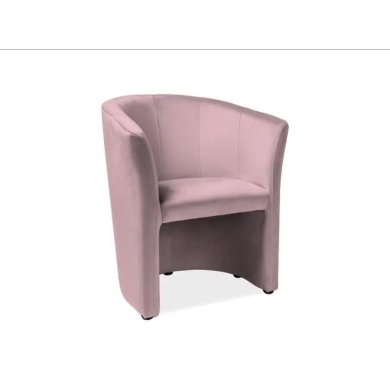 Крісло м'яке Signal TM-1 Velvet Рожевий TM1V91-P