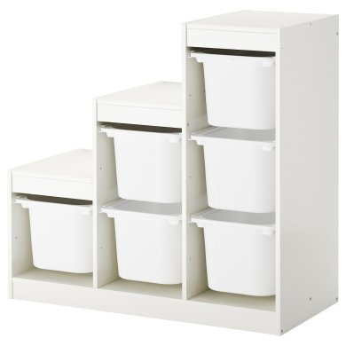 IKEA Стелаж із контейнерами TROFAST (ИКЕА ТРОФАСТ) 29042877