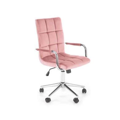 Крісло поворотне Halmar Gonzo-4 | Рожевий V-CH-GONZO 4-FOT-RÓŻOWY