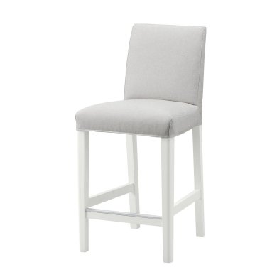 IKEA Барний стілець BERGMUND Світло-сірий (ИКЕА БЕРГМУНД) 39388203