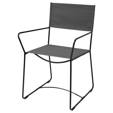 IKEA Обідній стілець HOGALT Темно-сірий (ИКЕА ХОГАЛЬТ) 00534451