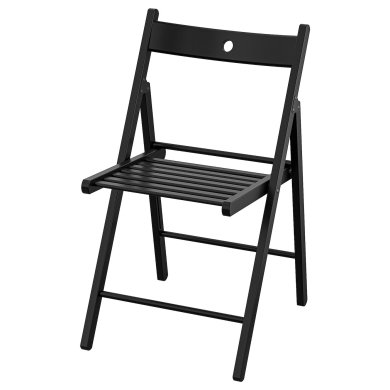 IKEA Обеденный стул складной FROSVI Черный (ИКЕА ФРОСВИ) 10534318
