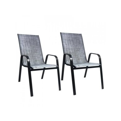 Комплект садових стільців Garden Line NEO9917 2 шт Сірий NEO9917