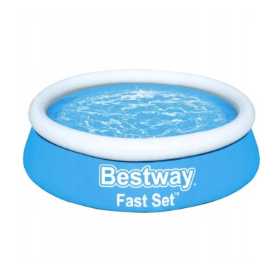 Надувний басейн Bestway 57392 FAST SET 183х51 Синій BES57392