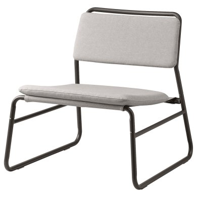IKEA Кресло LINNEBACK Светло-серый (ИКЕА КОЛИННЕБКИН) 70487229