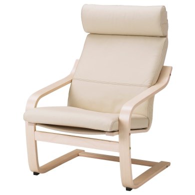 IKEA Кресло-качалка POANG Бежевый (ИКЕА ПОАНГ) 19830588