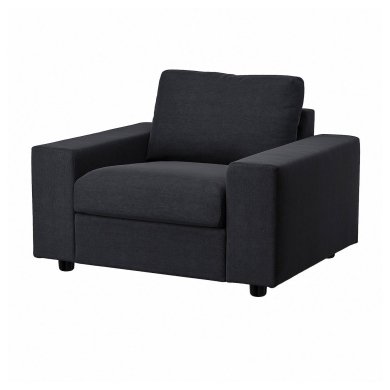 IKEA Крісло м'яке VIMLE Чорний (ИКЕА ВИМЛЕ) 39477195
