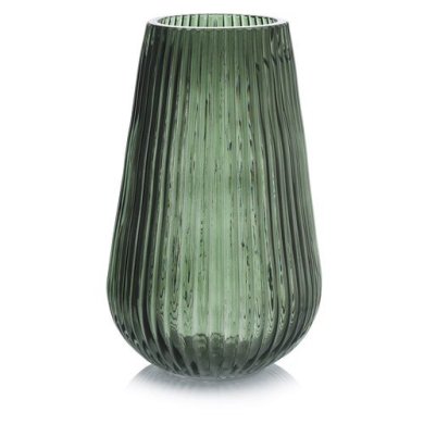 Ваза Duka Glass 23 см | Зеленый 2220648