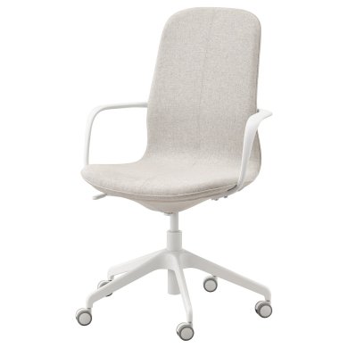 IKEA Офисное кресло LANGFJALL Бежевый (ИКЕА ЛАНГФЬЯЛЛЬ) 09252791