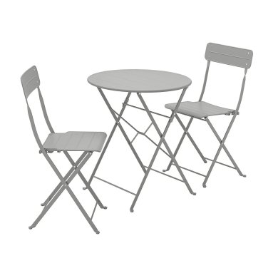IKEA Комплект складной садовой мебели SUNDSO Серый (ИКЕА СУНДСО) 29434922