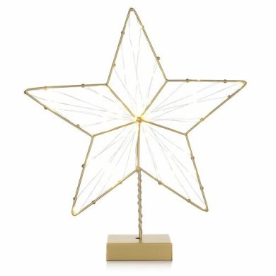 Декоративный светильник Duka LED Star Ljus 39,2 см | Золотой 2221081