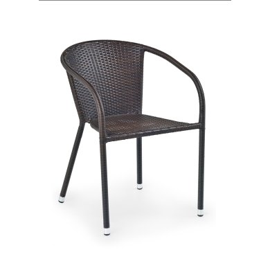 Садовий стілець Halmar MIDAS Темно-коричневий V-CH-MIDAS-KR