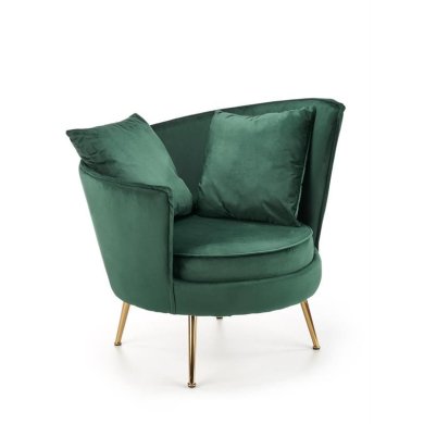 Кресло Halmar Almond | Темно-зеленый фото