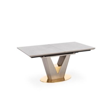 Розкладний стіл Halmar Valentino | Світло-сірий/Золотий V-CH-VALENTINO-ST