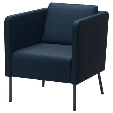 IKEA Кресло мягкое EKERO Синий (ИКЕА ЭКЕРО) 20262878