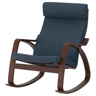 IKEA Крісло-качалка POANG Темно-синій (ИКЕА ПОАНГ) 89429159