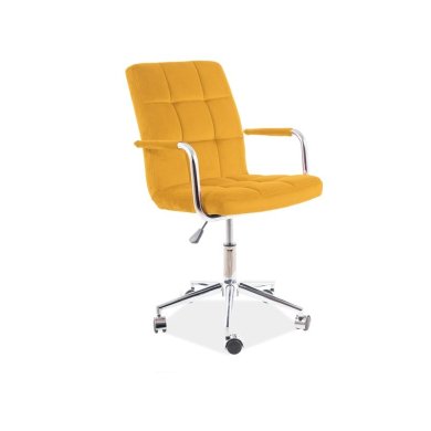Офисное кресло Signal Q-022 Velvet Оранжевый OBRQ022VCU
