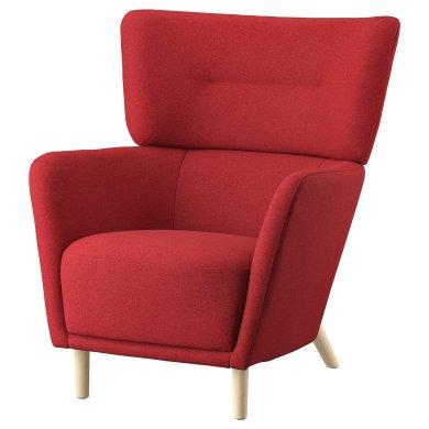 IKEA Крісло м'яке OSKARSHAMN Червоний (ИКЕА ОСКАРШАМН) 50521682