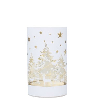 Декоративный светильник Chomik LED 15 см | Белый / Золотой BOZ5755