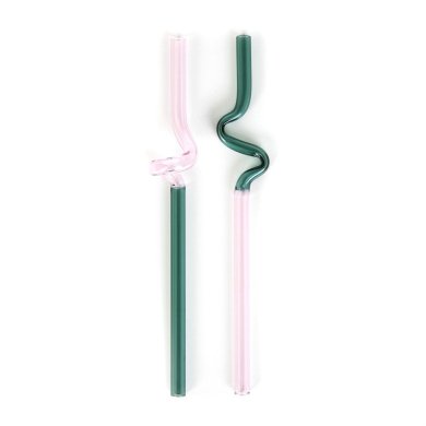 Набор соломинок Homla RIJO | Розовый / Зеленый 214828
