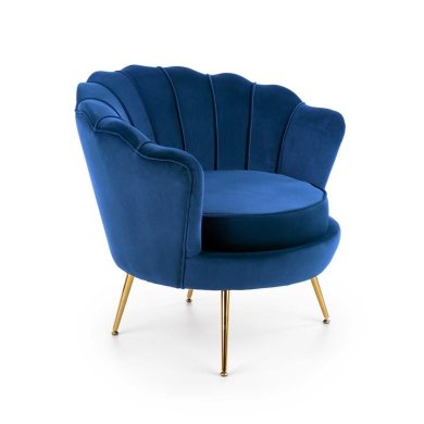 Крісло м'яке Halmar Amorinito Синій V-CH-AMORINITO-FOT-GRANATOWY