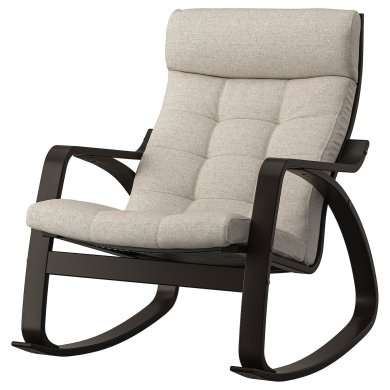 IKEA Кресло-качалка POANG Бежевый (ИКЕА ПОАНГ) 89502041