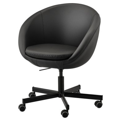 IKEA Офісне крісло SKRUVSTA Чорний (ИКЕА СКРУВСТА) 80402994